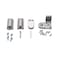 Global Door Controls US Aluminum Style 3/4 in. Right Hand Offset Door Pivot Hinge Set for Adams Rite Type Storefront Door in Aluminum TH1114U-RH-AL - alternate 3
